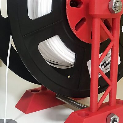 Spool holder with bearings