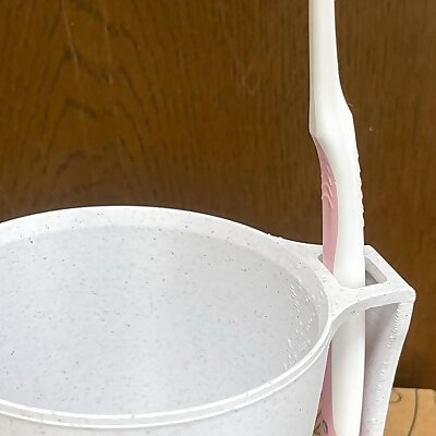 Tooth brush holder cup