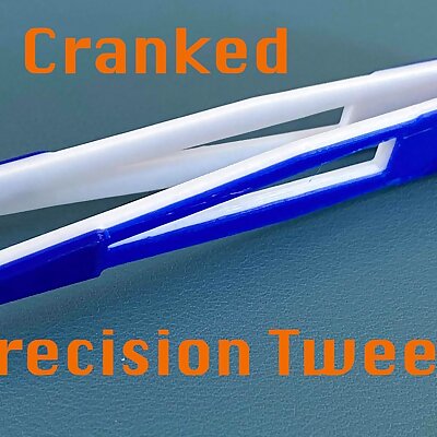 Cranked  Angled Precision Tweezers  3D Folding