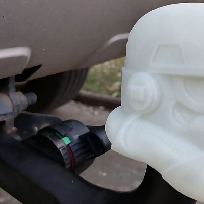 Stormtrooper helmet towing hook cover