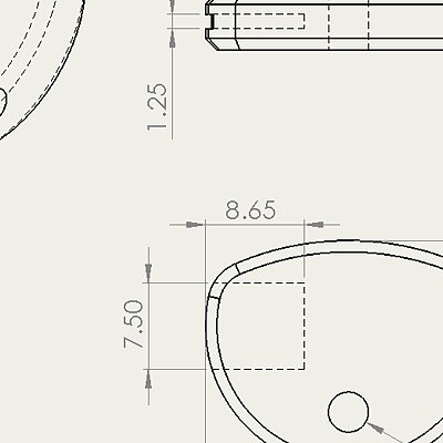 Key Bow for Lever Lock Impressioning