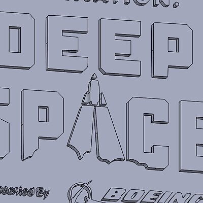 FIRST Robotics Competition Destination Deep Space Logo