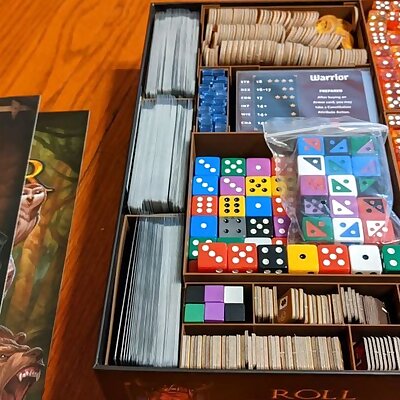 Roll Player  2 expansions Organizer  Original Box  Sleeved