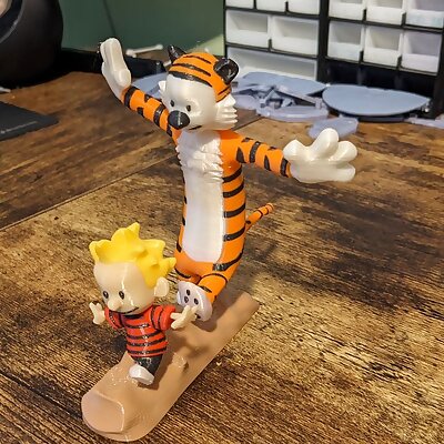 Calvin and Hobbes MMU painting 3mf Remix