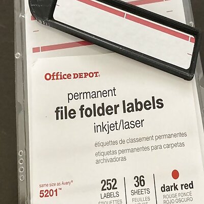 Folder Label Tag