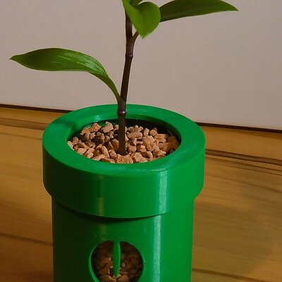 Hydroponic Plant Pot Mario Tube Style