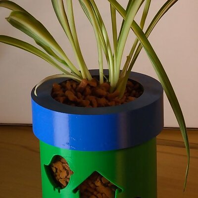 Hydroponic Plant Pot with Birds