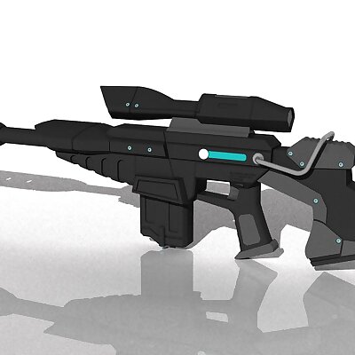 Starcraft C20A Canister Rifle NovaGhost Sniper Rifle