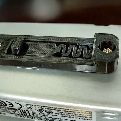 DIN Rail Adapter for Meanwell RS255