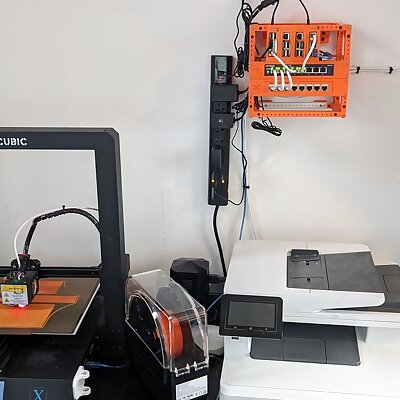 Wall mounting Bracket for Homelab Micro Rack