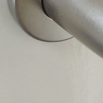 Door handle mounting plate