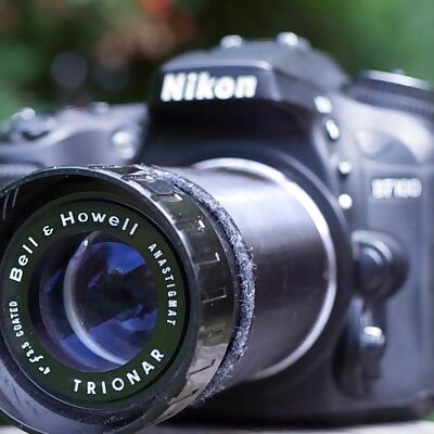 Bell and Howell Trionar to Nikon Fmount adapter