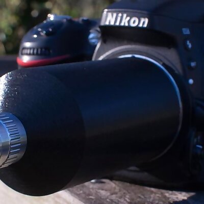 4 plan microscope objective to Nikon Fmount