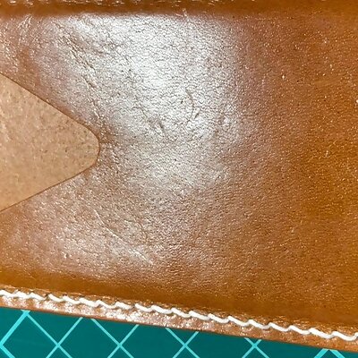 Leather wallet pattern