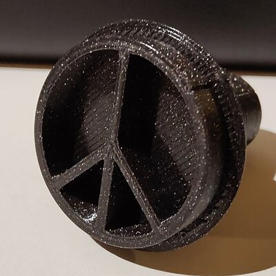 Peace sign stamp