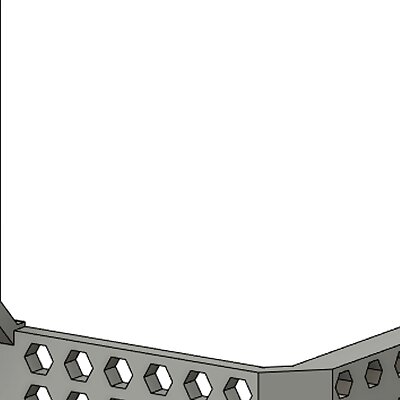 Prusa MINIMINI Extruder Shield Hex cutout