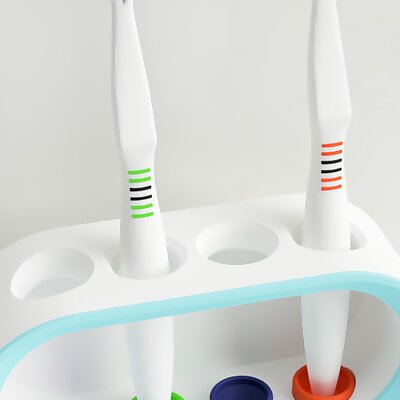 Familly Toothbrush Holders F3D include