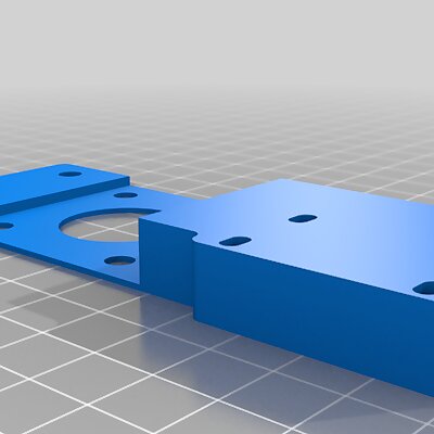 Ender 5 Plus Dual Gear Extruder Mounting Plate