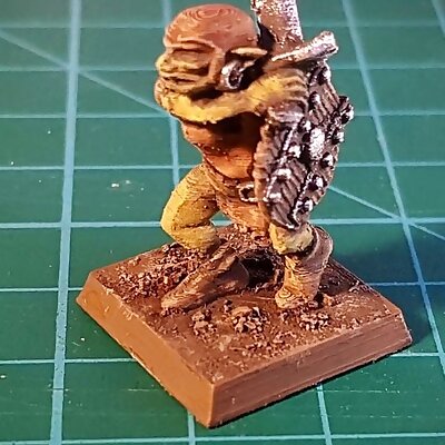 Goblin with sabre 28mm NO SUPPORTS