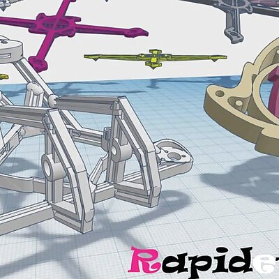 Re tinY4  Rapidevolution  Printable 1S Micro Y4 Copter 40mm Prop