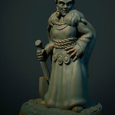 Norse Maiden 28mm supportless FDM friendly