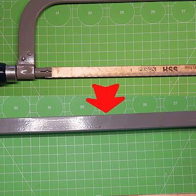 Compact metal saw handle v2