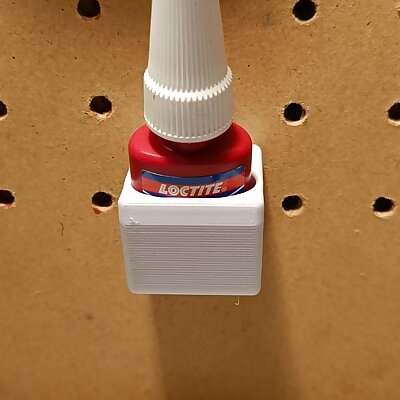 Pegboard Loctite Glue holder