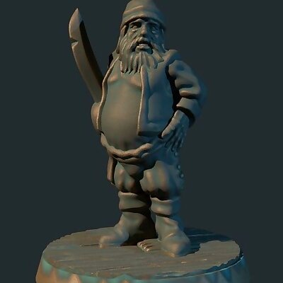 Pirate 28mm Supportless FDM friendly