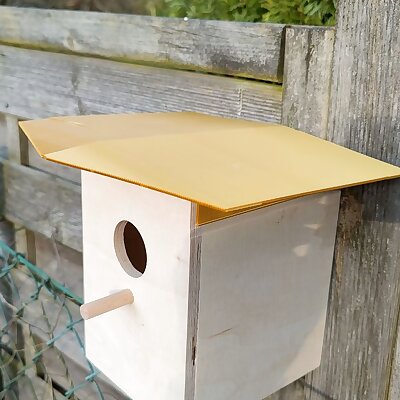 Roof for birdhouse  birdfeeder  beehouse
