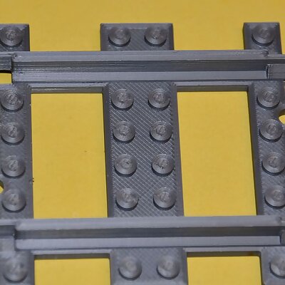 Rail rectiligne compatible Lego 12 63mm