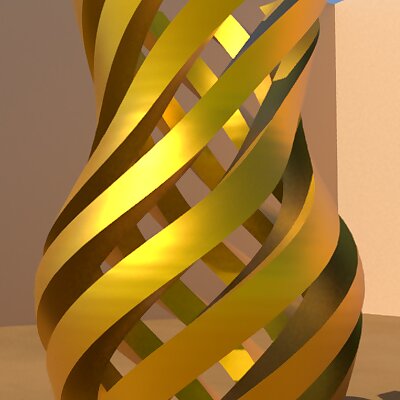 Open Spiral Vase