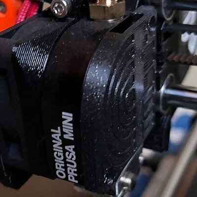 Prusa Mini HeatBreak Fan Noise Reducer compatible with Raspberry Pi Camera V21 mount