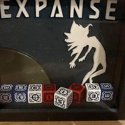 3D Printed The Expanse Dice Box