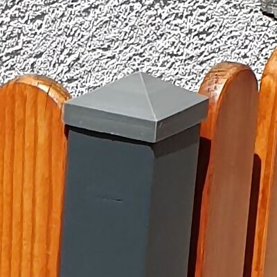 AbdeckungAbdeckkappe für Zaunpfosten 67x67mm  Cover Cap for fence posts 67x67mm