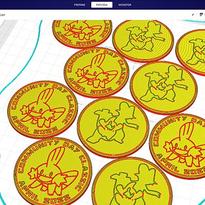 Pokemon Go Community Day Classic 52 coin  Mudkip