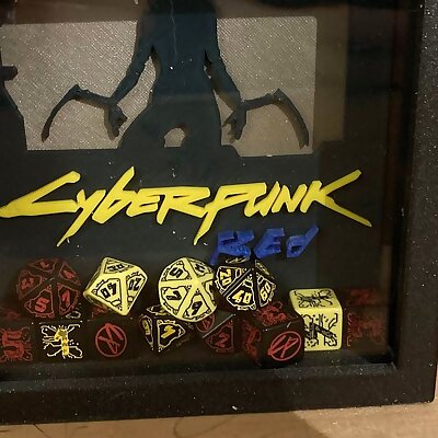 3D Printed Cyberpunk RED Dice Box