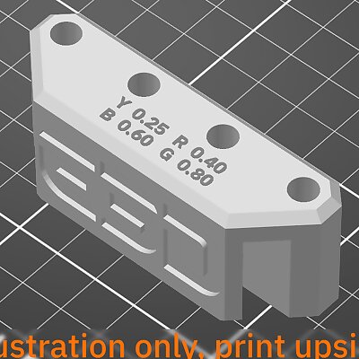 Revo Nozzle Holder for Prusa MK3S with color and nozzle size labels