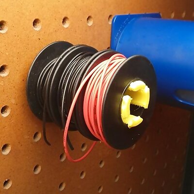 Pegboard Wire Spool Holder