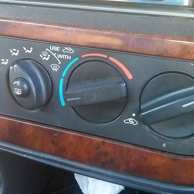 1999 Chrysler Sebring AC Temperature Knob