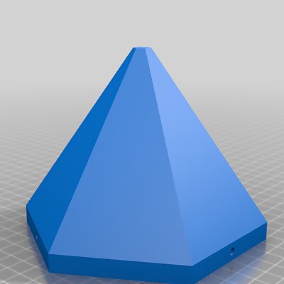 Hexagonal Based Pyramid Hanging Planter remix and redux