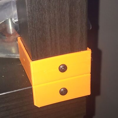 ikea lack stack adapter with Holes