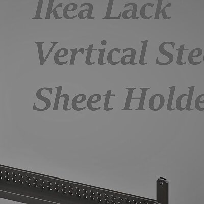 IKEA Lack Vertical Steel Sheet Holder