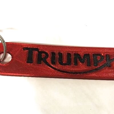 Triumph Keychain