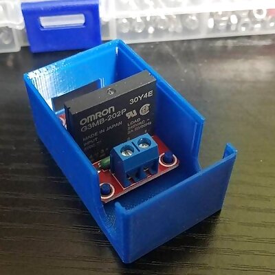 Customizable OMRON solid state relay case