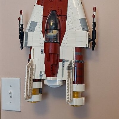 LEGO AWing Vertical Wall Mount