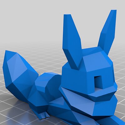 Low Poly Eevee Phone Stand