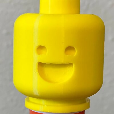 Glue stick cap Lego inspired