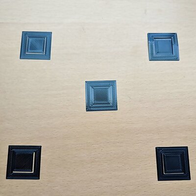 Parametric Bed Level Squares STEP  F3D