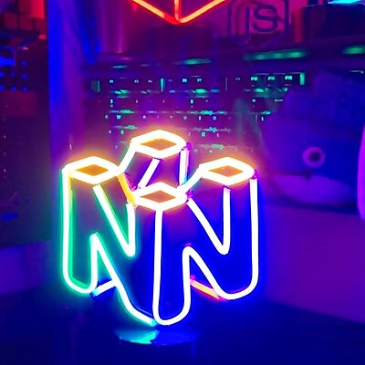 Nintendo 64 Logo LED Neon Sign