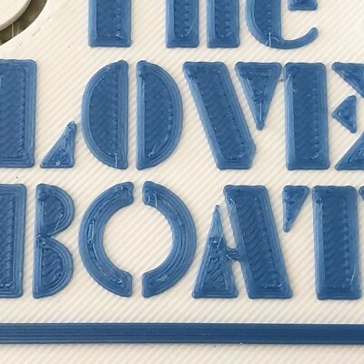 Multimaterial Loveboat Name Tag